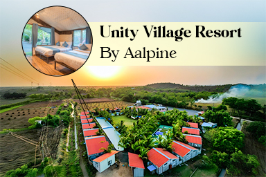 UNITY VILLAGE RESORT || 01NIGHT - 2DAY'S || STAY + BREAKFAST, DINNER + SOU TICKETS + E - RICKSHAW
